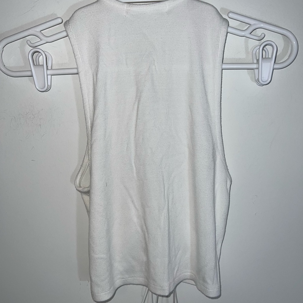 Joah Brown Lace Up Crop Tank small medium - Picture 11 of 14